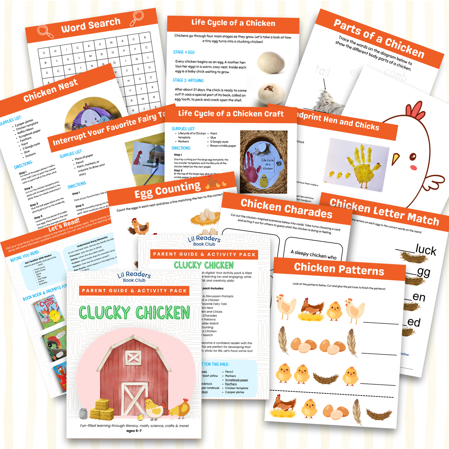 Clucky Chicken Activity Pack
