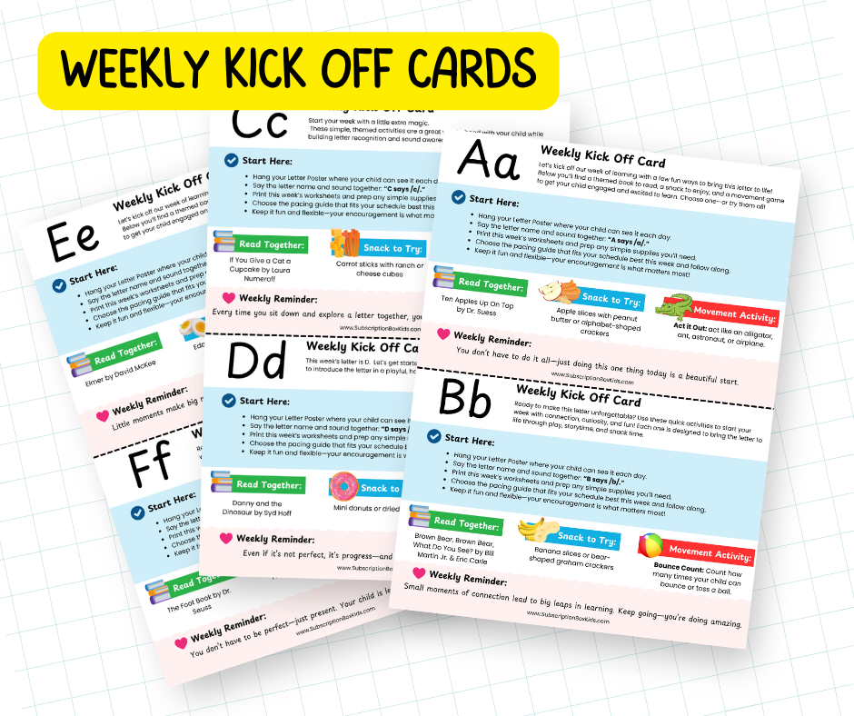 Letter of the Week Pack