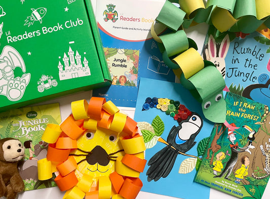 Lil Readers Book Club Box Review: The Jungle Rumble Box