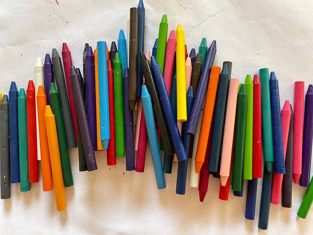 DIY Letter Crayons