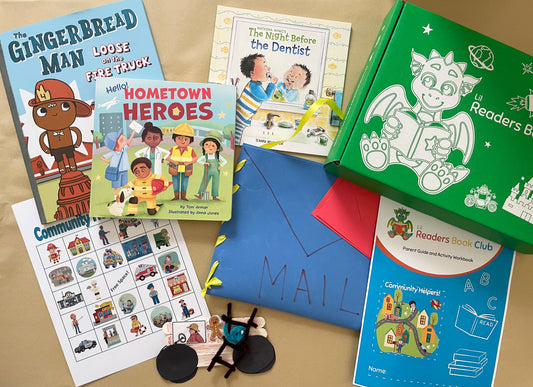 Lil Readers Book Club Box Review: Community Helpers