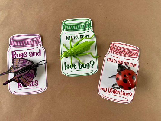 Bug Lovin' Printable Valentines - Subscription Box Kids
