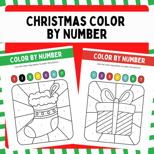 Christmas Color by Number