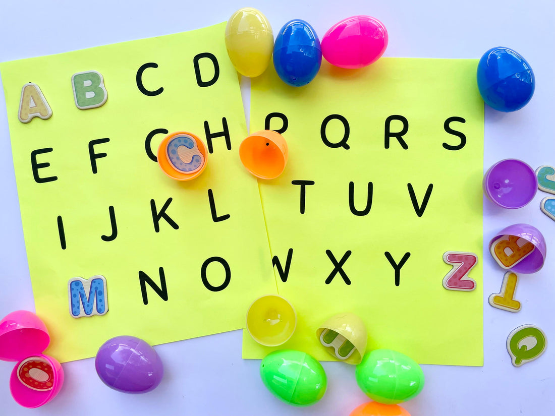 Let's Play a Game: Easter Egg Letter Hunt - Subscription Box Kids