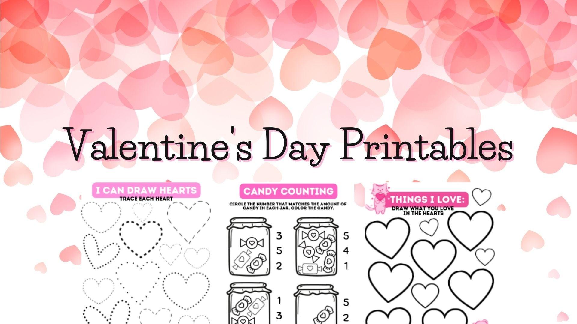 Valentine's Day Printables – Subscription Box Kids