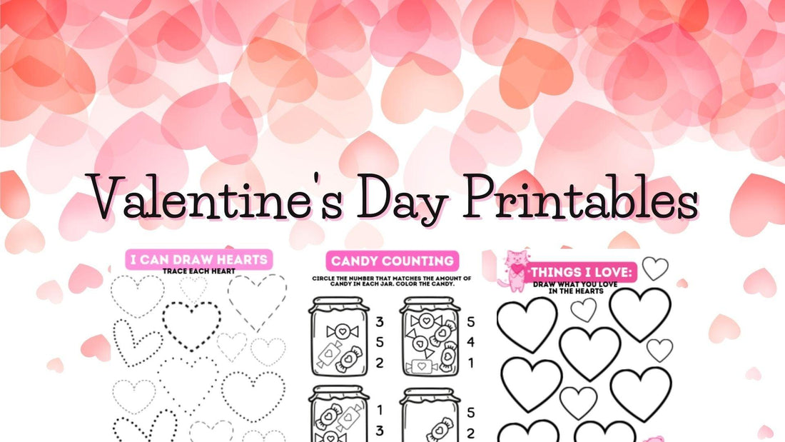 Valentine's Day Printables - Subscription Box Kids